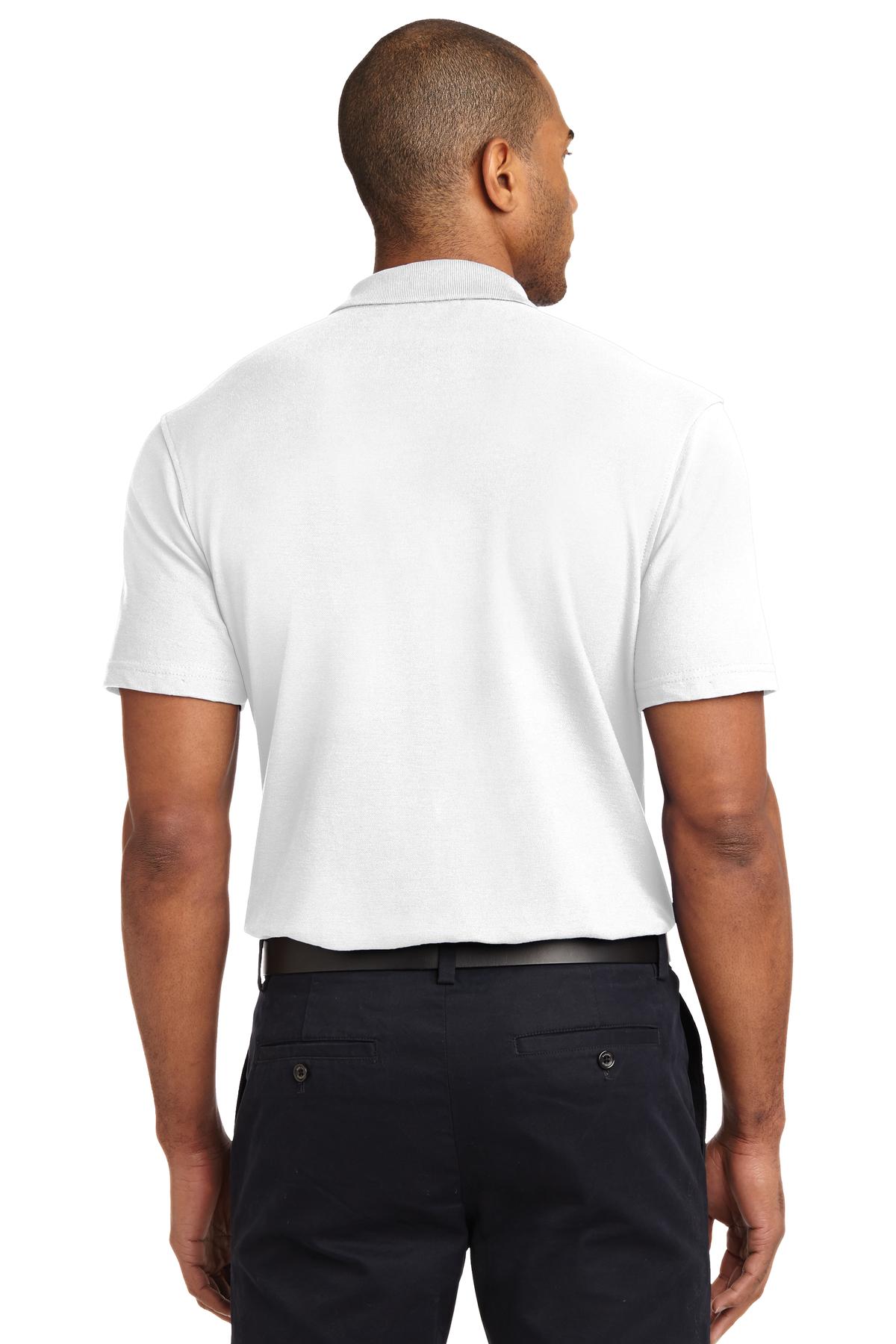 White Port Authority Stain-Release Polo. K510