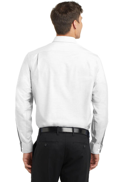 White Port Authority SuperPro Oxford Shirt. S658