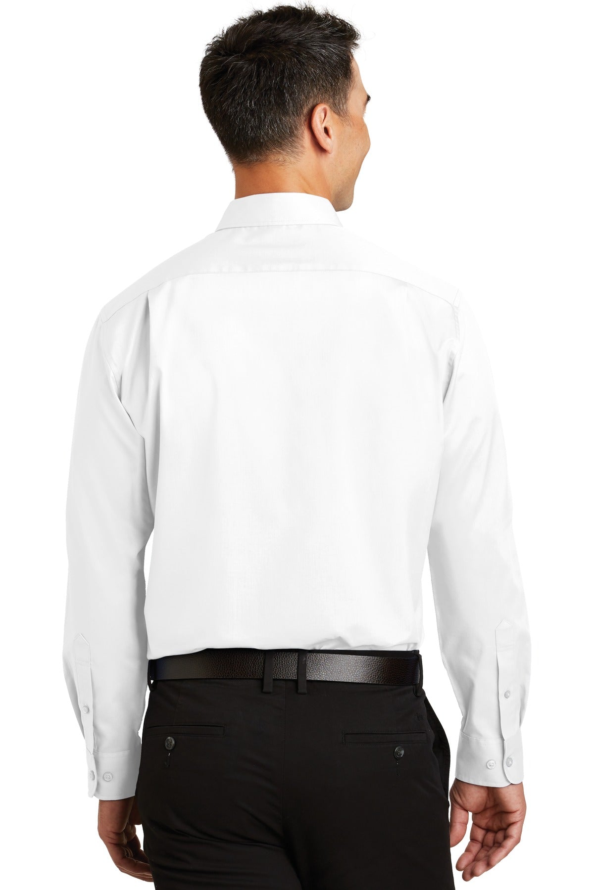 White Port Authority SuperPro Twill Shirt. S663