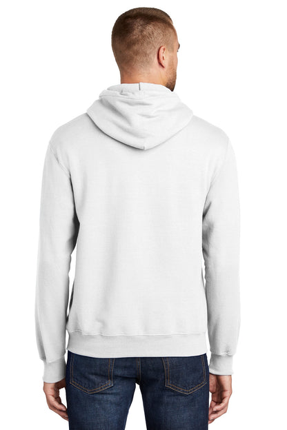 White Port & Company Tall Essential Fleece Pullover Hooded Sweatshirt. PC90HT