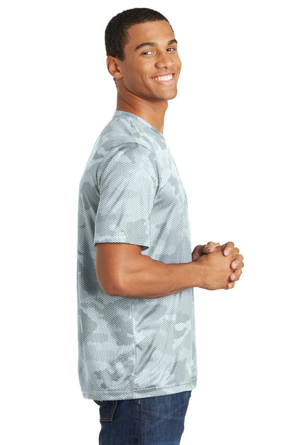White Sport-Tek CamoHex Tee. ST370