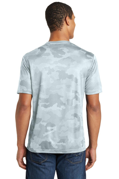 White Sport-Tek CamoHex Tee. ST370