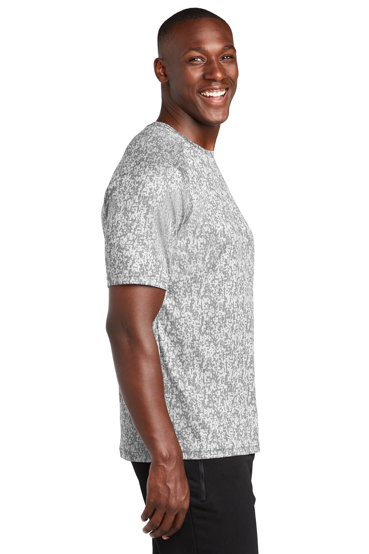 White Sport-Tek Digi Camo Tee. ST460
