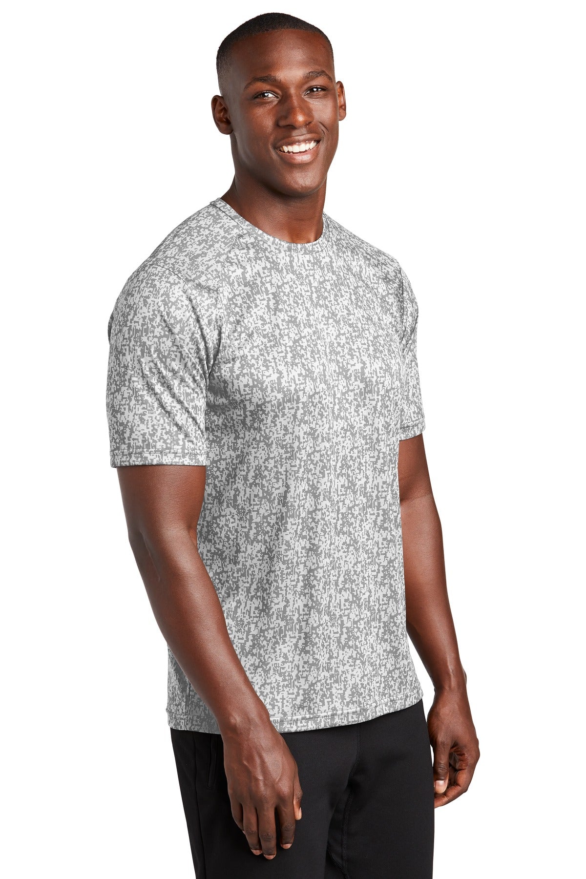 White Sport-Tek Digi Camo Tee. ST460