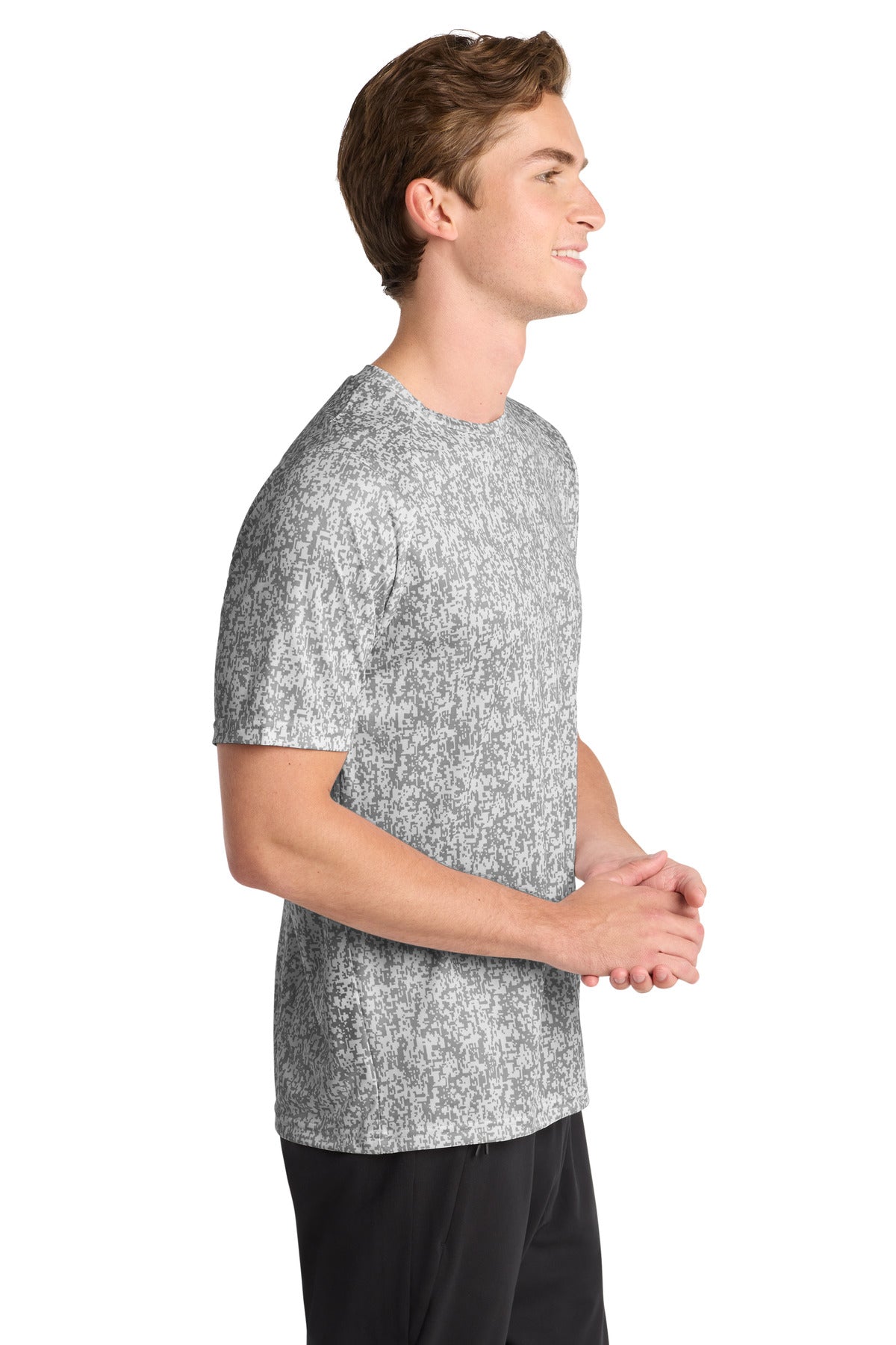 White Sport-Tek Digi Camo Tee. ST460
