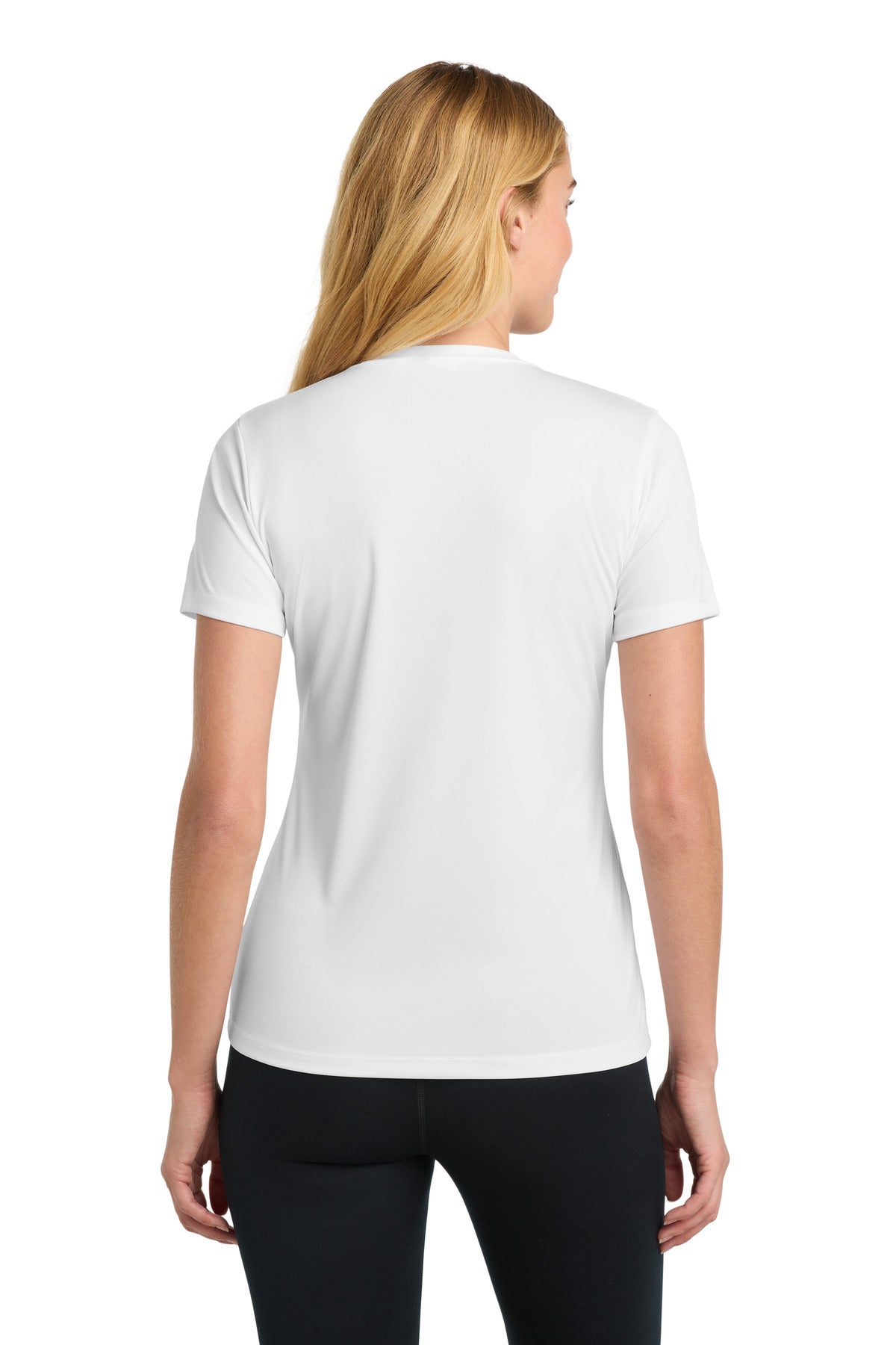 White Sport-Tek Women's PosiCharge Competitor Tee. LST350