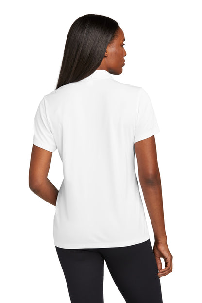 White Sport-Tek Women's PosiCharge Re-Compete Polo LST725