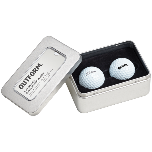 Titleist Business Card Tin with Pro V1 Golf Balls