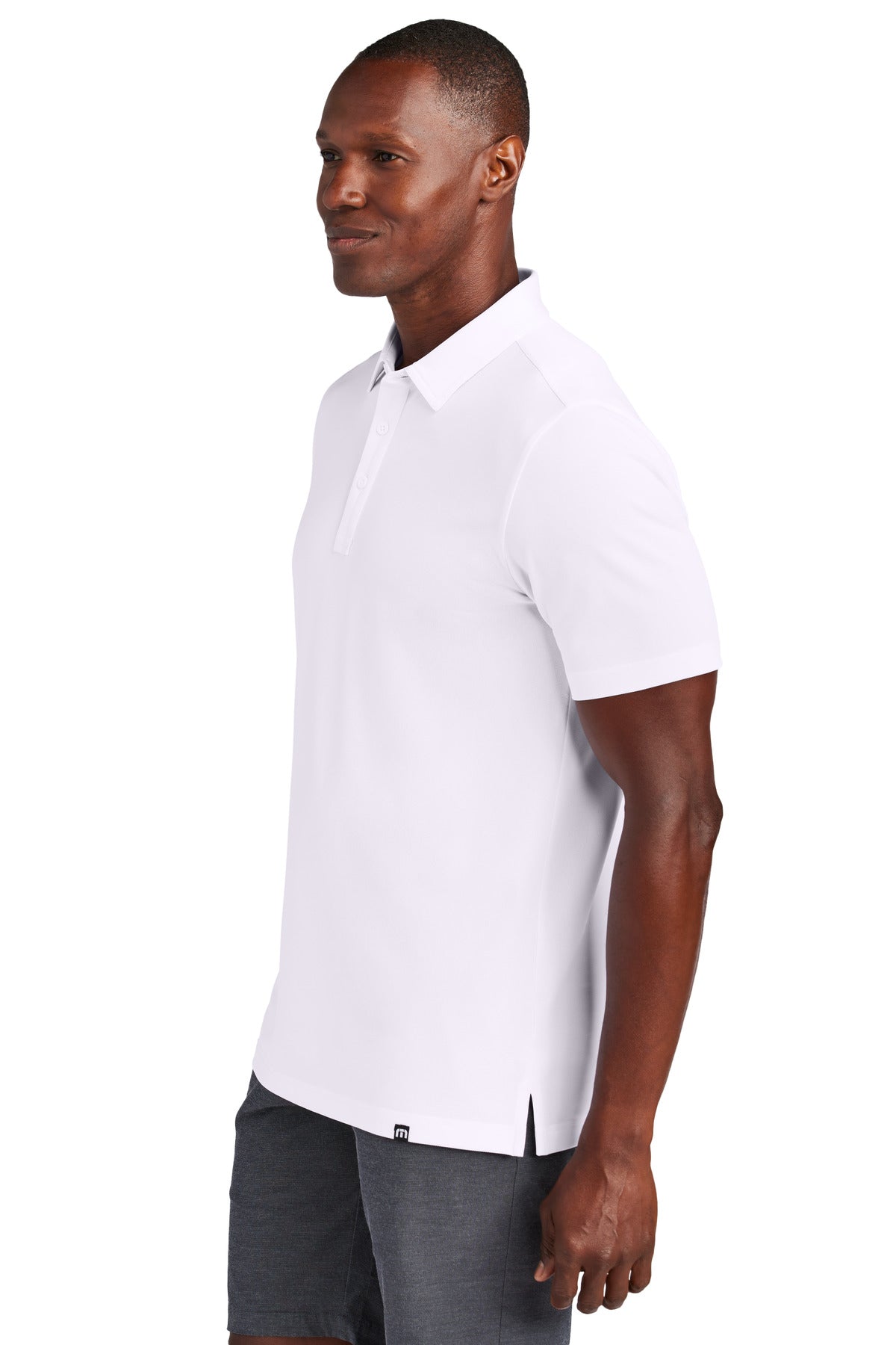 White TravisMathew Cabana Solid Polo TM1MAA370