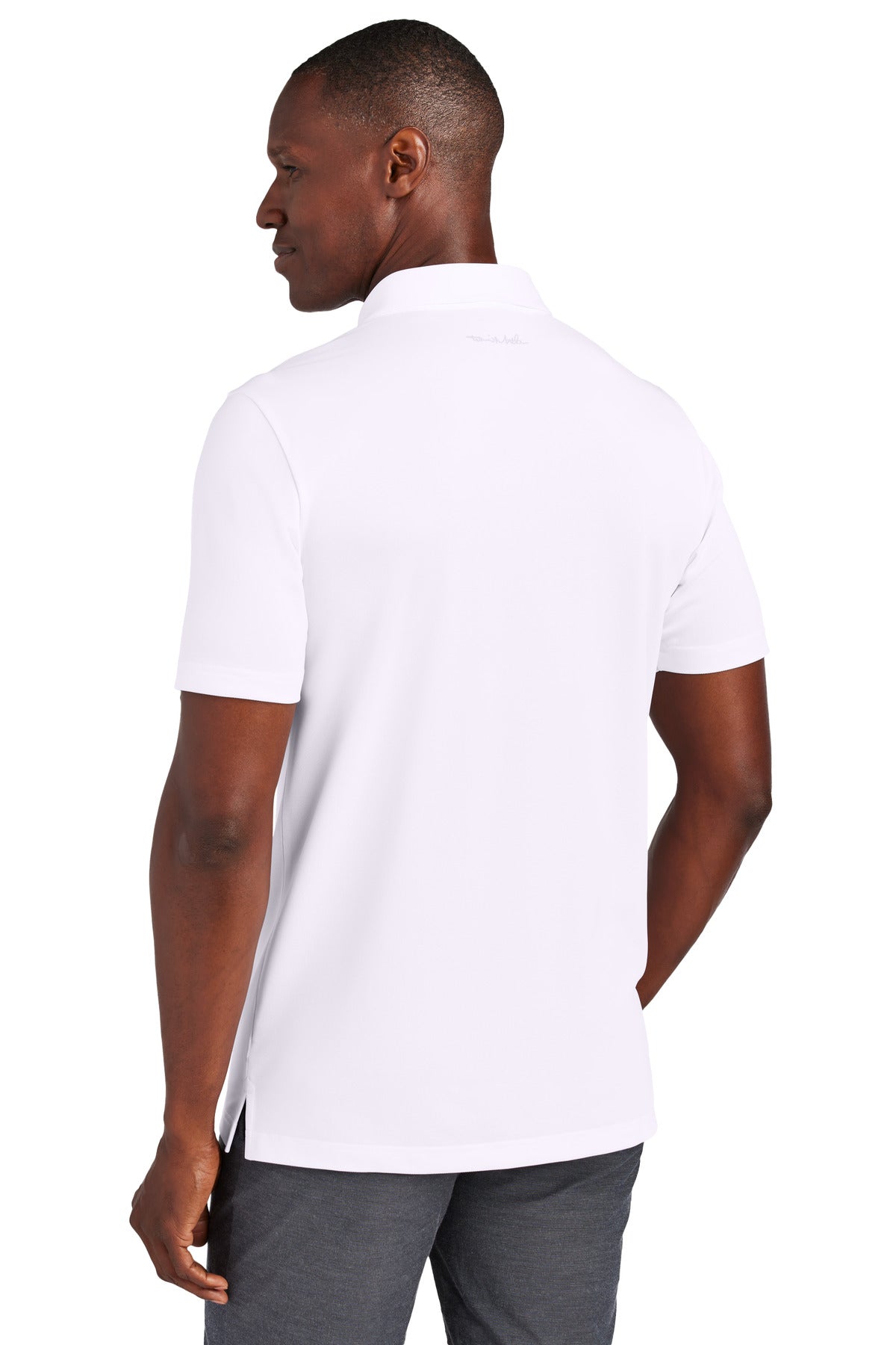 White TravisMathew Cabana Solid Polo TM1MAA370