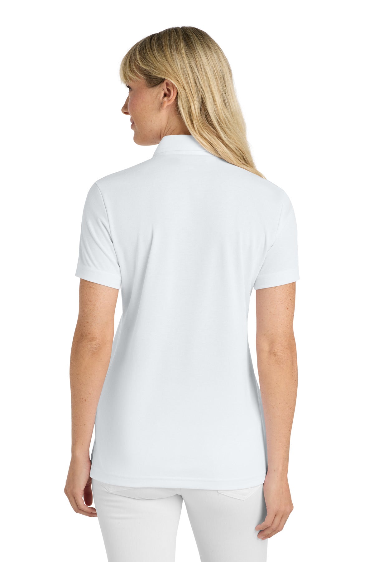 White TravisMathew Women's Oceanside Solid Polo TM1WW001