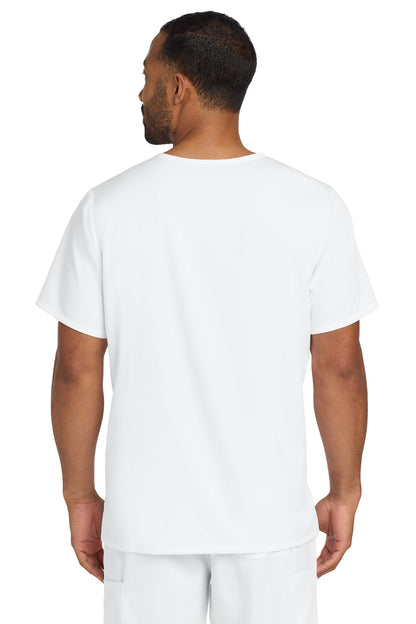 White Wink Men's Premiere Flex V-Neck Top WW5068