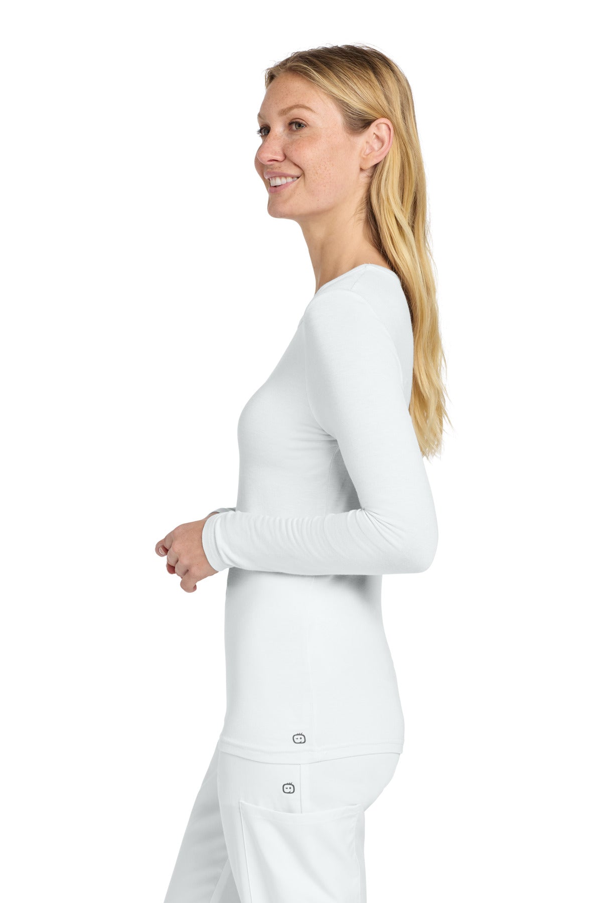 White Wink Women's Long Sleeve Layer Tee WW4029