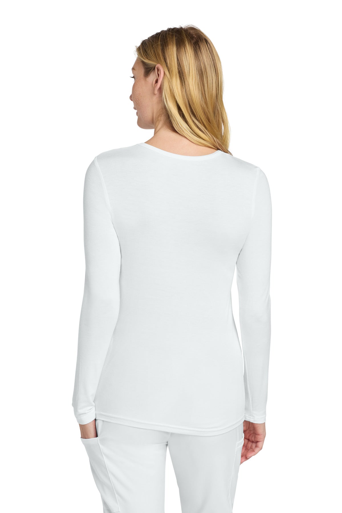White Wink Women's Long Sleeve Layer Tee WW4029