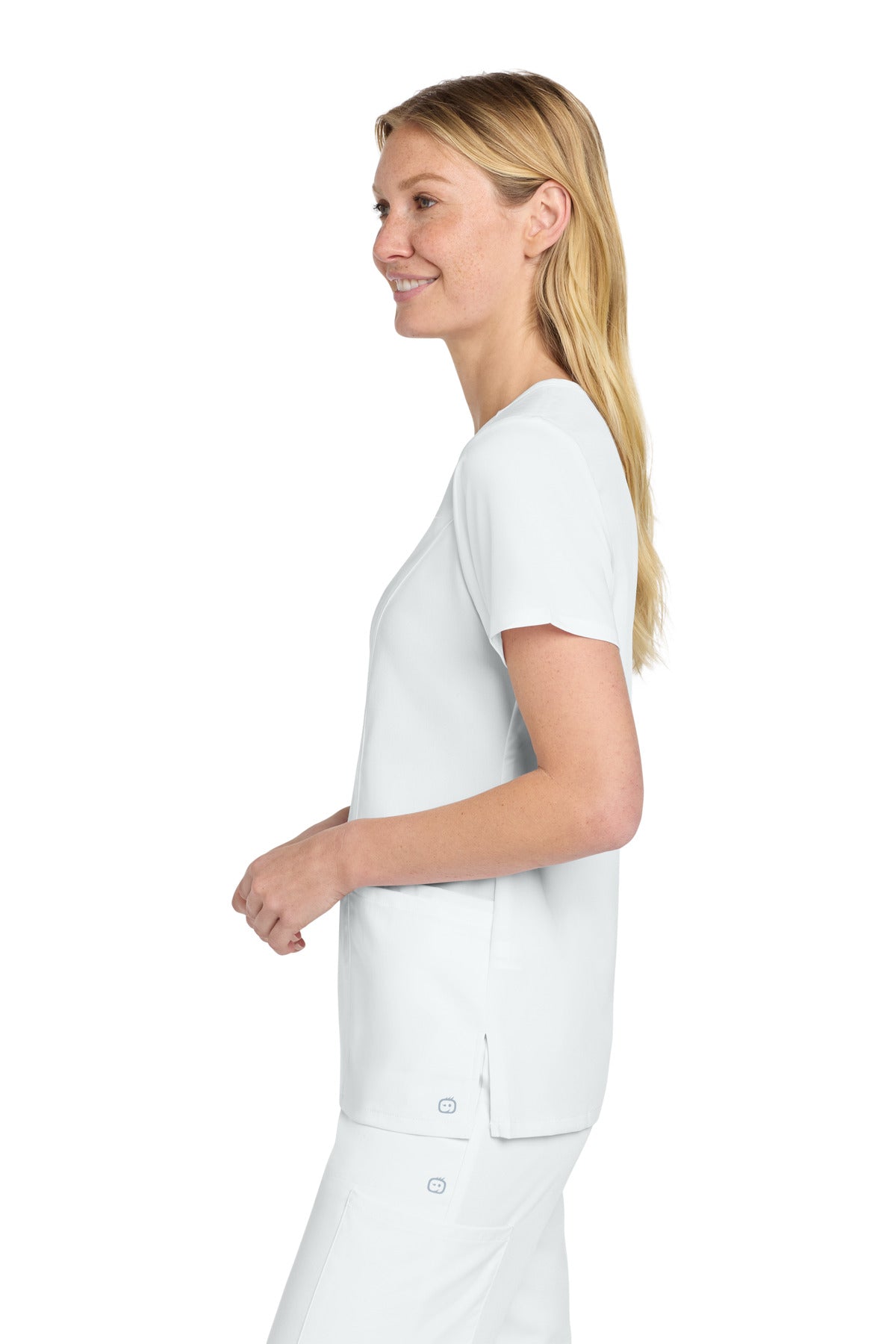 White Wink Women's Premiere Flex V-Neck Top WW4168