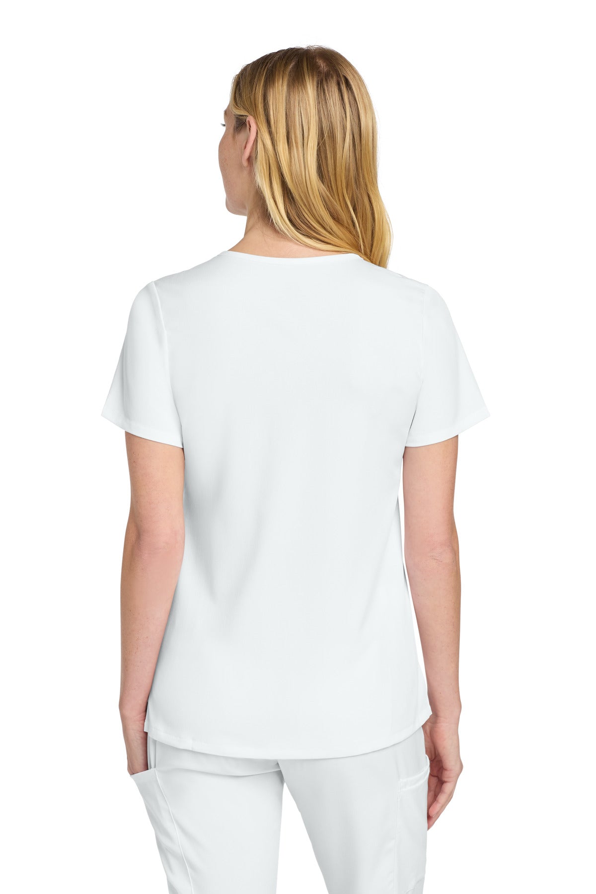 White Wink Women's Premiere Flex V-Neck Top WW4168