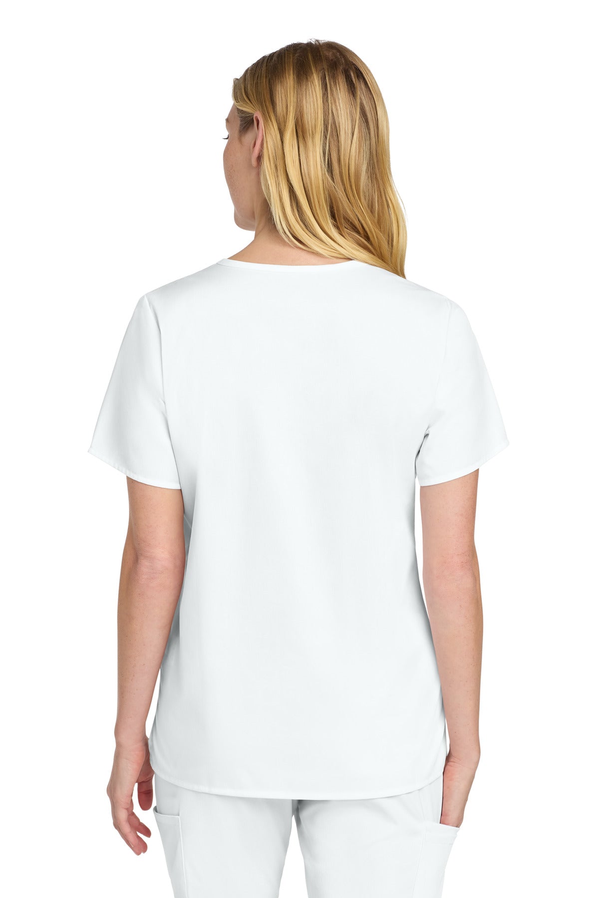 White Wink Women's WorkFlex V-Neck Top WW4560