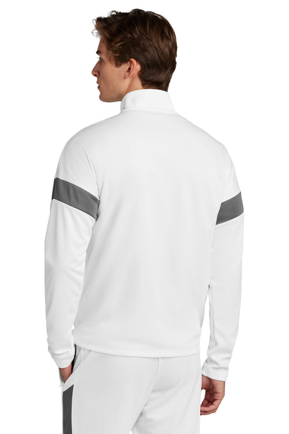 White/IrGy Sport-Tek Travel Full-Zip Jacket ST800