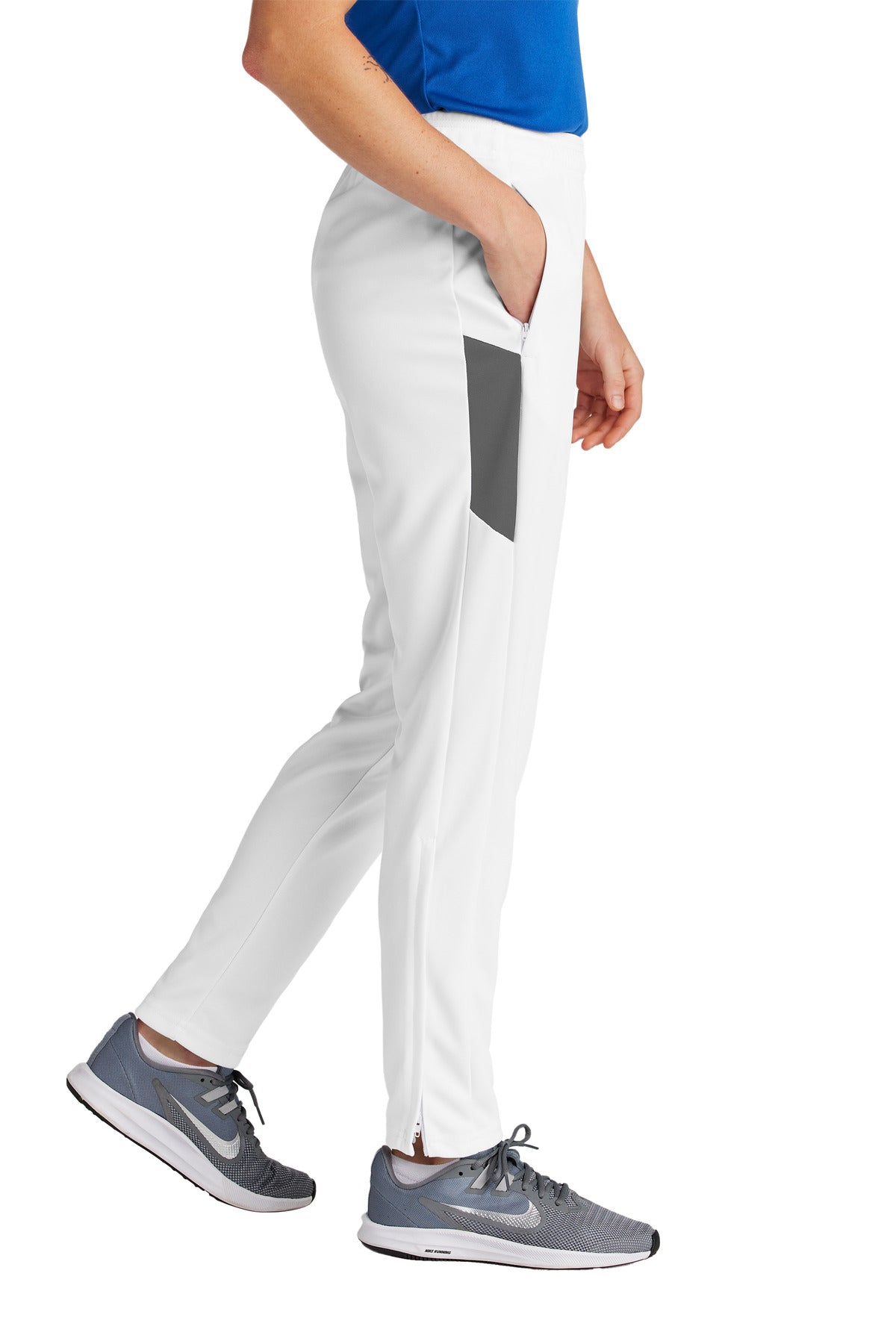 White/IrGy Sport-Tek Women's Travel Pant LPST800