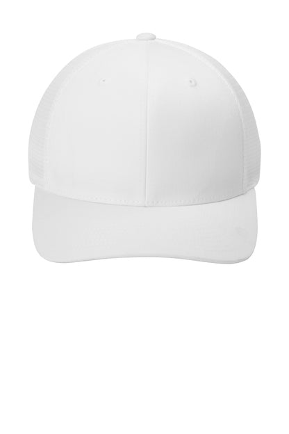 Wht/Wht Port Authority Flexfit 110 Mesh Cap C110