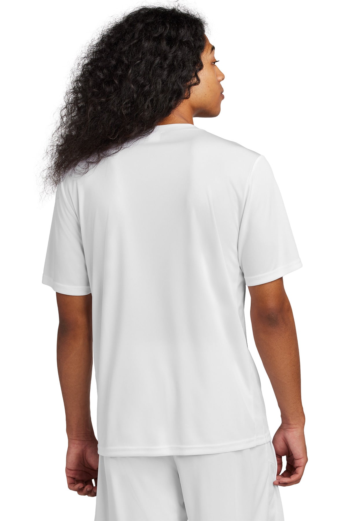 Wht/Wht Sport-Tek Competitor United V-Neck ST101