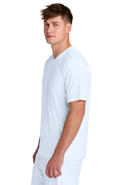 Wht/Wht Sport-Tek Competitor United V-Neck ST101