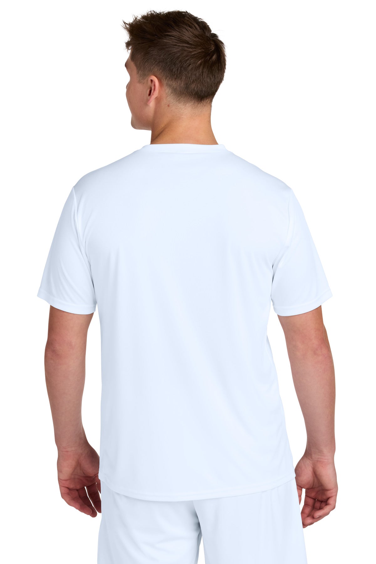 Wht/Wht Sport-Tek Competitor United V-Neck ST101