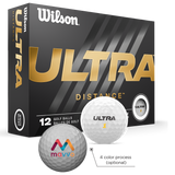 White Wilson Ultra Distance Golf Balls