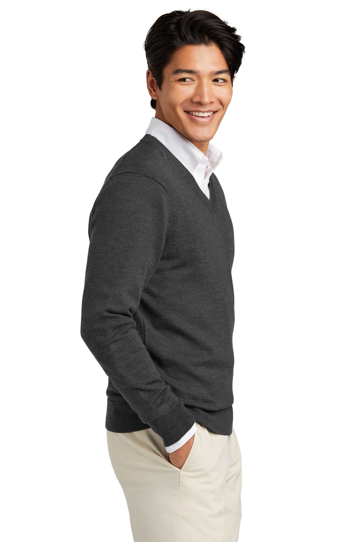 WindsorGyH Brooks Brothers Washable Merino V-Neck Sweater BB18410
