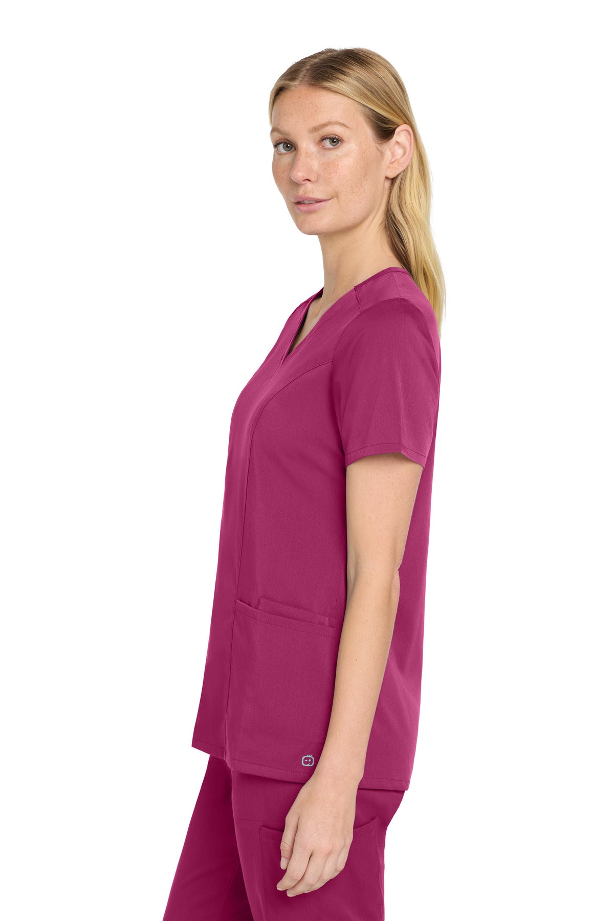 Wine Wink Women's Premiere Flex V-Neck Top WW4168