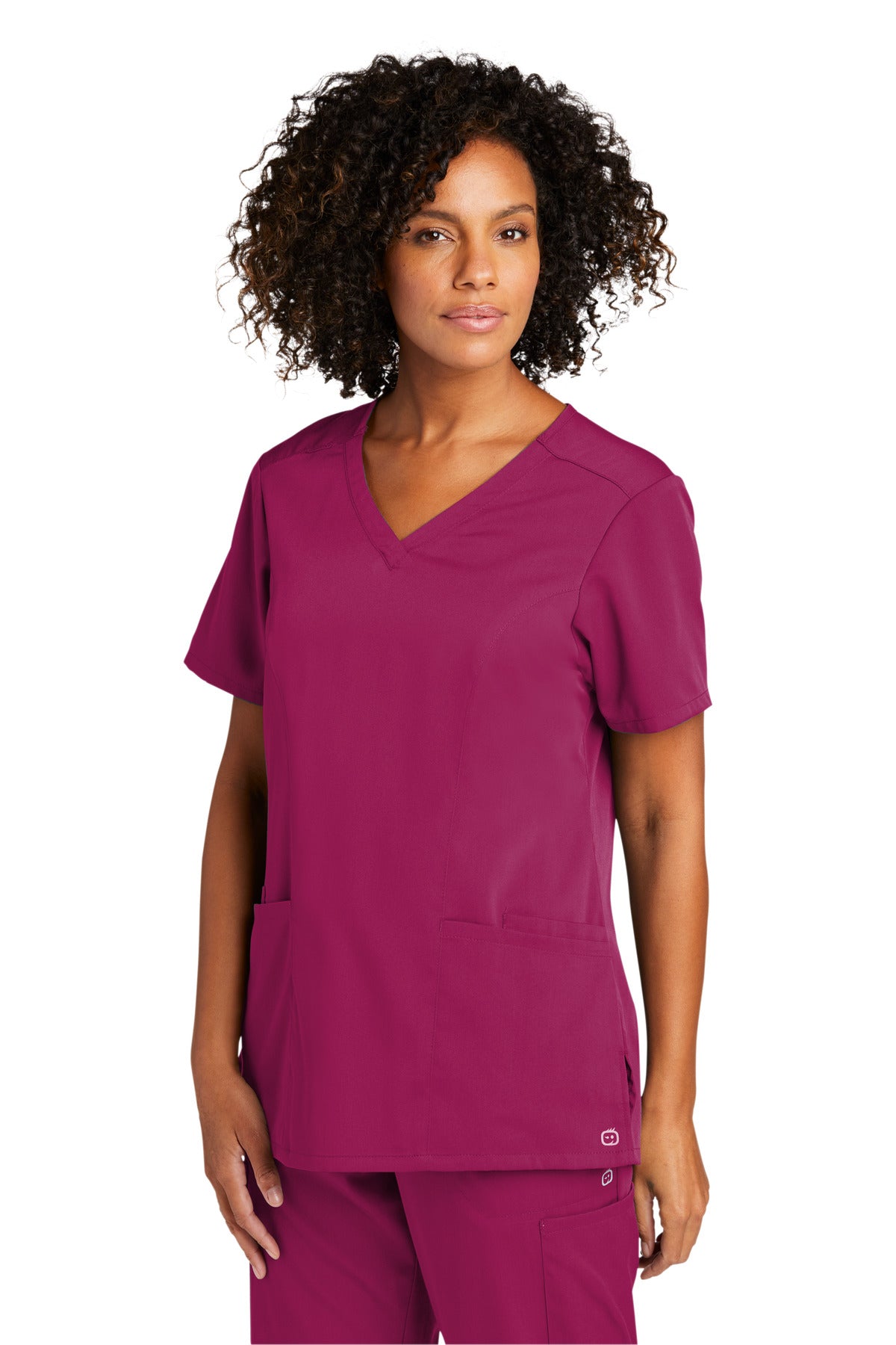 Wine Wink Women's Premiere Flex V-Neck Top WW4168