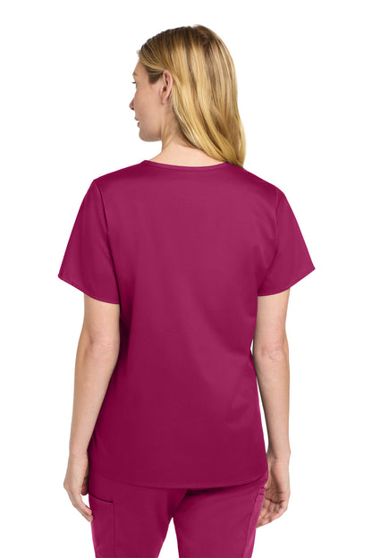 Wine Wink Women's WorkFlex V-Neck Top WW4560