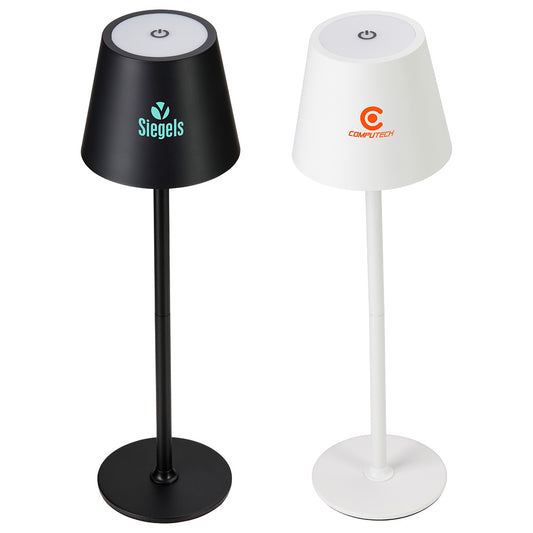 Black Illume Rechargeable Touch-Control Mini Desk Lamp