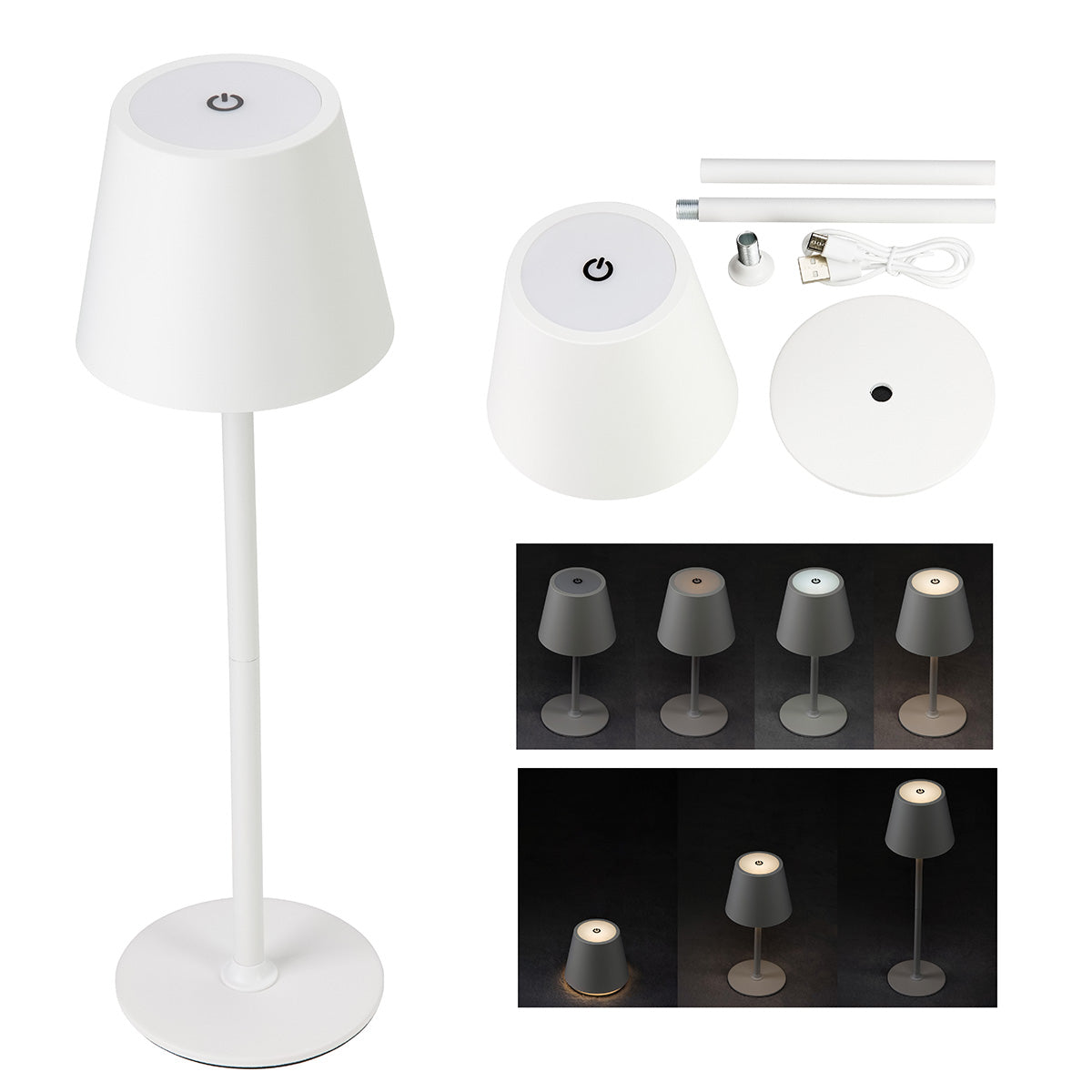 Illume Rechargeable Touch-Control Mini Desk Lamp