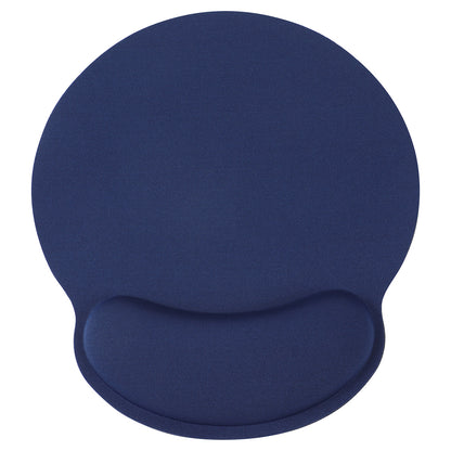 Crest Non-Slip Mouse Pad with Foam Wrist Rest