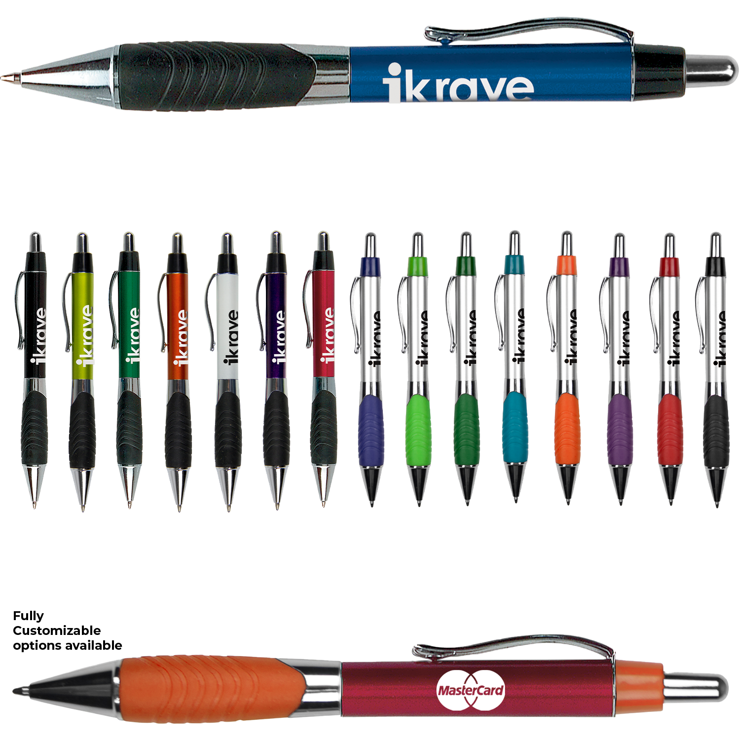 Black Wolverine Metallic Gripper Pen