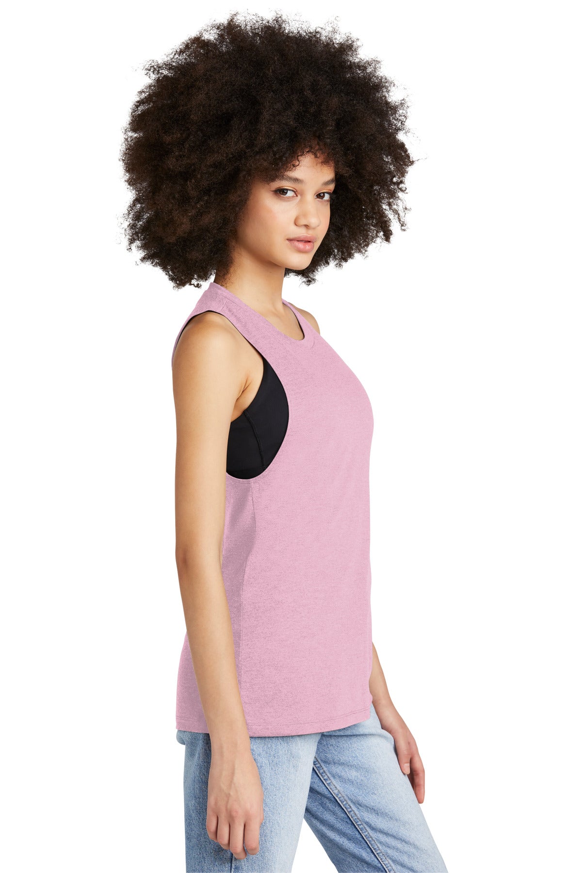 WstriaHthr District Women's Perfect Tri Muscle Tank DT153