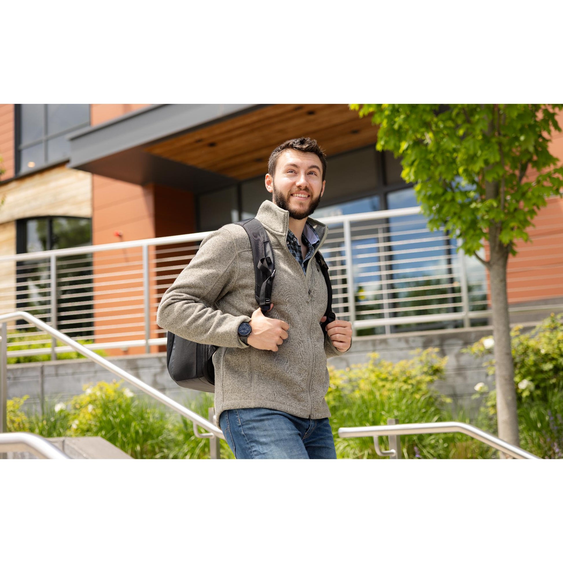 Black Vertex® Brooklyn Laptop Backpack