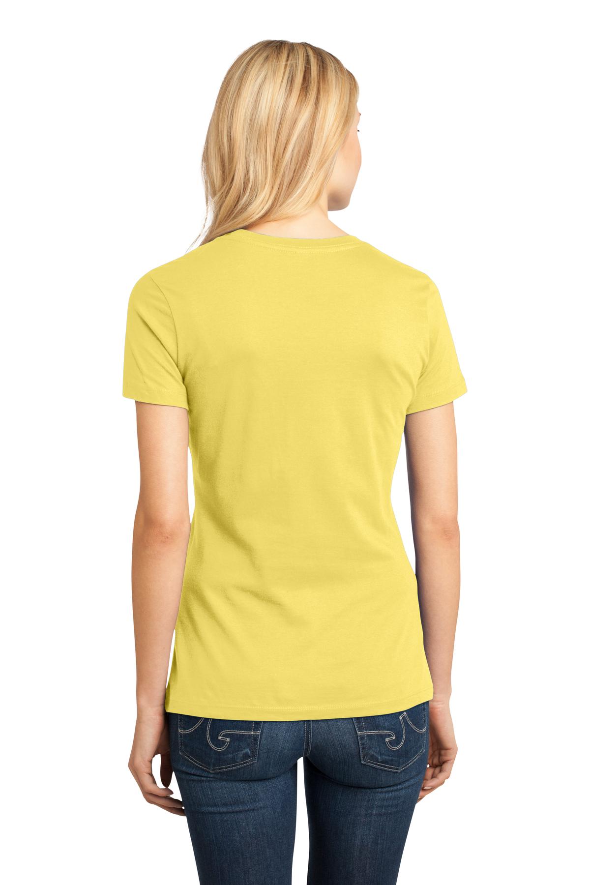Yellow District Women's Perfect Weight Tee. DM104L