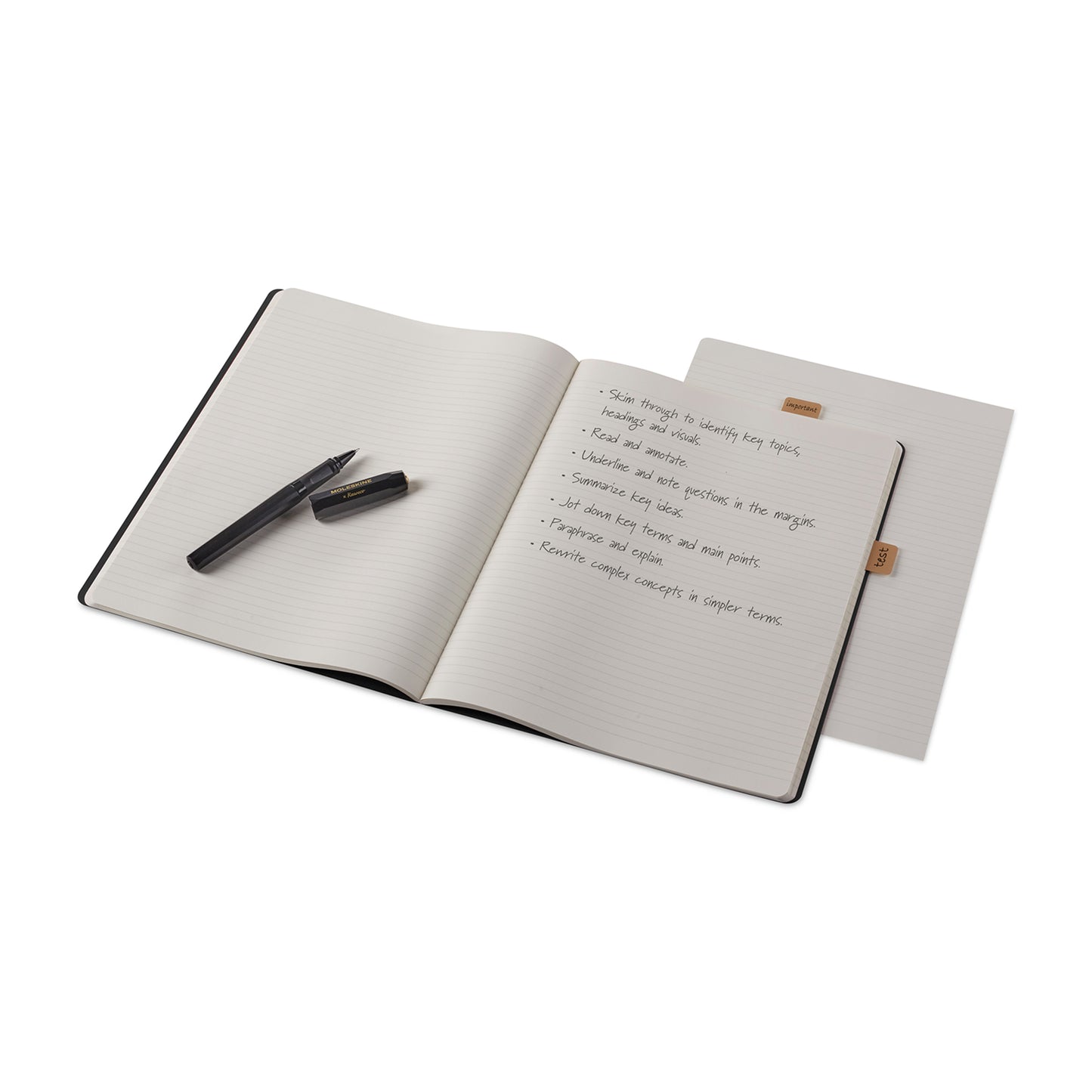 Black Moleskine® Student Cahier Ruled XX-Large Journal