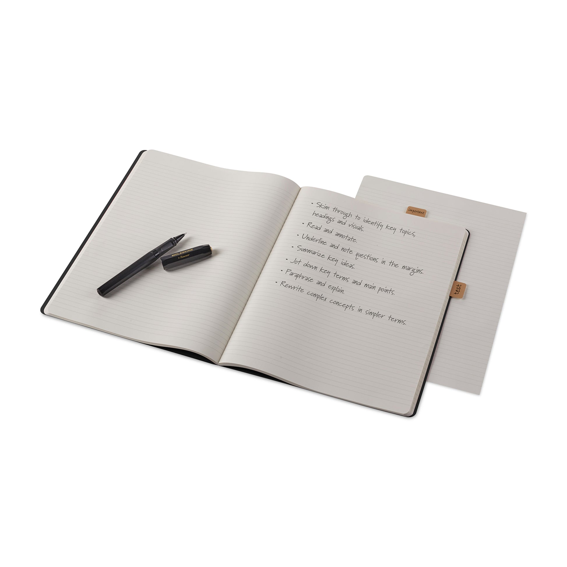 Black Moleskine® Student Cahier Ruled XX-Large Journal