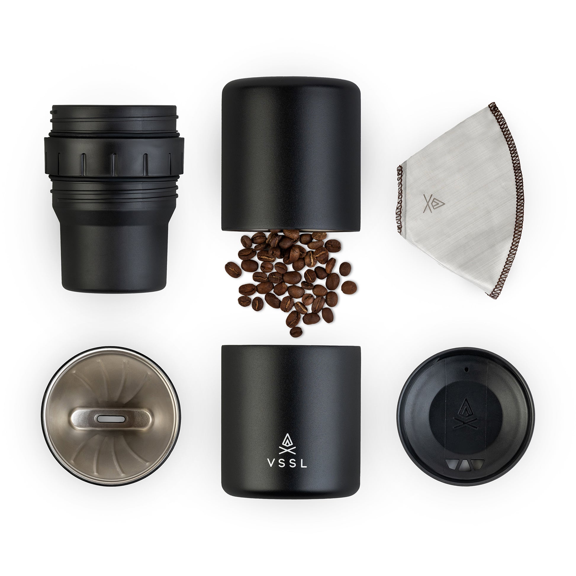 Black VSSL Nest Pour Over Coffee Kit