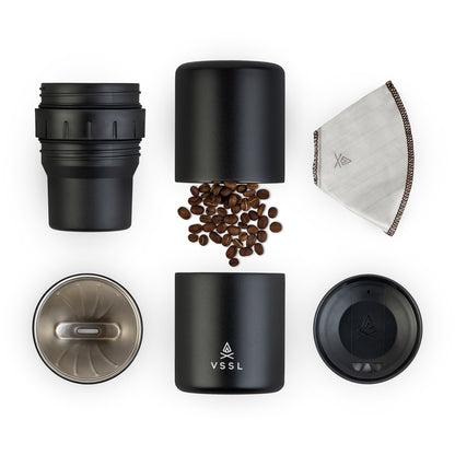 Black VSSL Nest Pour Over Coffee Kit
