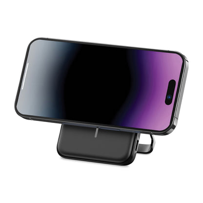 Black Anker® MagGo 5K Power Bank with Stand